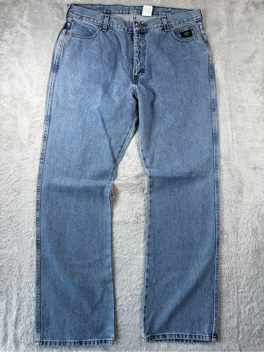 Vintage Harley-Davidson Bootcut Jeans NWT Women’s 16‎ Long Y2K Light Wash